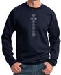 Mens Yoga Sweatshirt 7 Chakras Meditation Sweatshirt