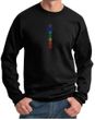 Mens Yoga Sweatshirt 7 Colored Chakras Sweat Shirt