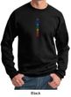 Mens Yoga Sweatshirt 7 Colored Chakras Sweat Shirt