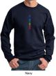 Mens Yoga Sweatshirt 7 Colored Chakras Sweat Shirt