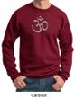 Mens Yoga Sweatshirt - Aum Symbol Meditation Adult Sweat Shirt