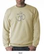 Mens Yoga Sweatshirt - Aum Symbol Meditation Adult Sweat Shirt
