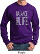 Mens Yoga Sweatshirt Balance Your Life Sweat Shirt