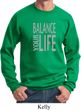 Mens Yoga Sweatshirt Balance Your Life Sweat Shirt