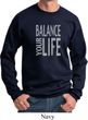 Mens Yoga Sweatshirt Balance Your Life Sweat Shirt