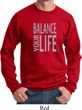 Mens Yoga Sweatshirt Balance Your Life Sweat Shirt