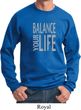 Mens Yoga Sweatshirt Balance Your Life Sweat Shirt