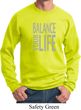 Mens Yoga Sweatshirt Balance Your Life Sweat Shirt