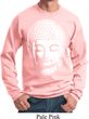 Mens Yoga Sweatshirt Big Buddha Head Sweat Shirt