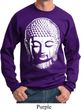 Mens Yoga Sweatshirt Big Buddha Head Sweat Shirt
