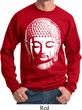 Mens Yoga Sweatshirt Big Buddha Head Sweat Shirt