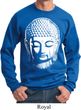 Mens Yoga Sweatshirt Big Buddha Head Sweat Shirt
