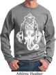 Mens Yoga Sweatshirt BIG Ganesha Head Sweat Shirt