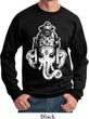 Mens Yoga Sweatshirt BIG Ganesha Head Sweat Shirt