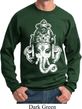 Mens Yoga Sweatshirt BIG Ganesha Head Sweat Shirt