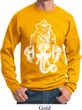 Mens Yoga Sweatshirt BIG Ganesha Head Sweat Shirt