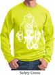 Mens Yoga Sweatshirt BIG Ganesha Head Sweat Shirt