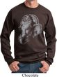 Mens Yoga Sweatshirt BIG Ganesha Profile Sweat Shirt