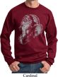 Mens Yoga Sweatshirt BIG Ganesha Profile Sweat Shirt