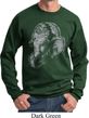 Mens Yoga Sweatshirt BIG Ganesha Profile Sweat Shirt
