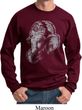 Mens Yoga Sweatshirt BIG Ganesha Profile Sweat Shirt