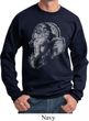 Mens Yoga Sweatshirt BIG Ganesha Profile Sweat Shirt
