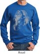 Mens Yoga Sweatshirt BIG Ganesha Profile Sweat Shirt