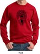 Mens Yoga Sweatshirt Black Bodhi Tree Sweat Shirt