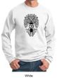 Mens Yoga Sweatshirt Black Bodhi Tree Sweat Shirt