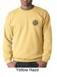 Mens Yoga Sweatshirt Black Lotus OM Patch Pocket Print Sweat Shirt