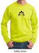 Mens Yoga Sweatshirt Black Namaste Lotus Sweat Shirt