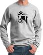 Mens Yoga Sweatshirt Black Tibetan Om Sweat Shirt