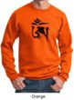 Mens Yoga Sweatshirt Black Tibetan Om Sweat Shirt