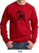 Mens Yoga Sweatshirt Black Tibetan Om Sweat Shirt