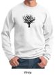 Mens Yoga Sweatshirt Black Tree of Life Sweat Shirt