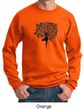 Mens Yoga Sweatshirt Black Tree Pose Sweat Shirt