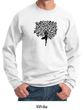 Mens Yoga Sweatshirt Black Tree Pose Sweat Shirt