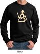 Mens Yoga Sweatshirt Body OM Sweat Shirt