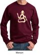 Mens Yoga Sweatshirt Body OM Sweat Shirt