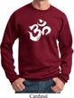 Mens Yoga Sweatshirt Brushstroke Aum Sweat Shirt