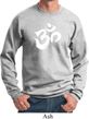 Mens Yoga Sweatshirt Brushstroke Aum Sweat Shirt