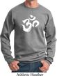 Mens Yoga Sweatshirt Brushstroke Aum Sweat Shirt
