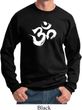 Mens Yoga Sweatshirt Brushstroke Aum Sweat Shirt