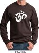 Mens Yoga Sweatshirt Brushstroke Aum Sweat Shirt