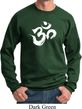 Mens Yoga Sweatshirt Brushstroke Aum Sweat Shirt