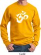 Mens Yoga Sweatshirt Brushstroke Aum Sweat Shirt