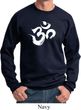 Mens Yoga Sweatshirt Brushstroke Aum Sweat Shirt