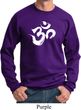 Mens Yoga Sweatshirt Brushstroke Aum Sweat Shirt