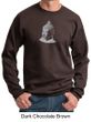 Mens Yoga Sweatshirt - Buddha Cotton/Poly Sweat Shirt