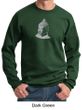 Mens Yoga Sweatshirt - Buddha Cotton/Poly Sweat Shirt